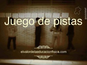 Juego de pistas en educación física