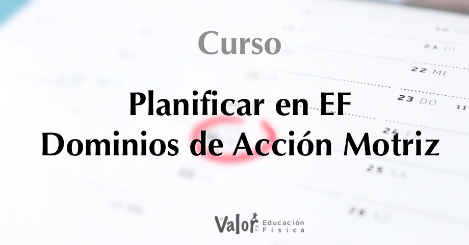 Curso de programar en educación física a través de los dominios de acción motriz planificar en educación física y dominios de acción motriz