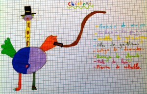 Mascota para el proyecto educativo viajando con el circo