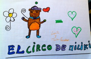 Mascota para el proyecto educativo viajando con el circo