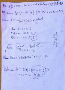 utilización de potencias y operaciones combinadas en educación física