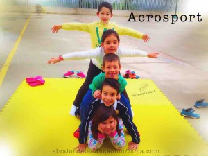 acrosport en 2º de primaria 2