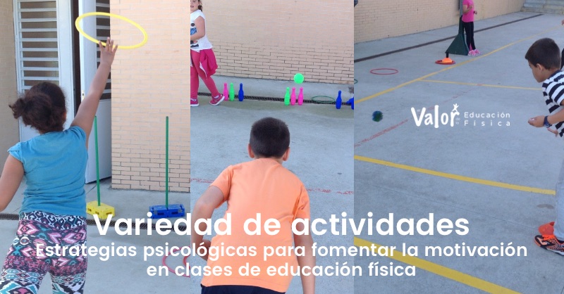 estrategias psicológicas para fomentar la motivación variedad de actividades