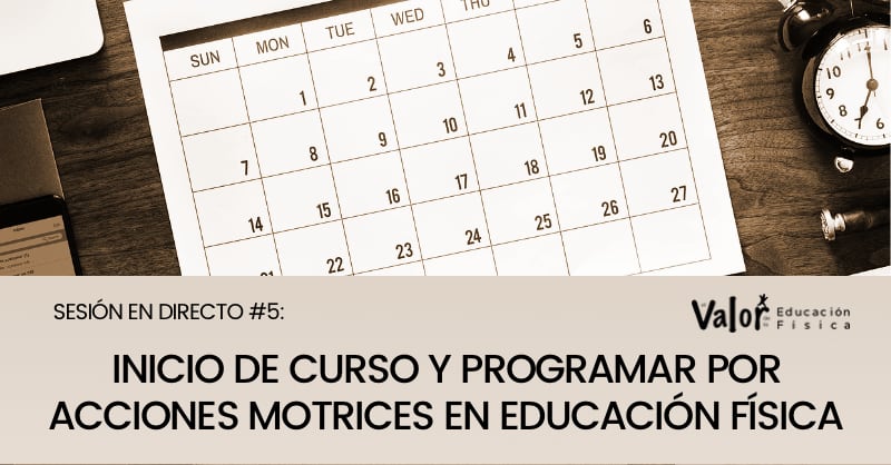 cómo programar por acciones motrices en educación física