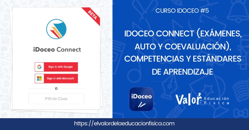  iDoceo connect, exámenes y rúbricas de autoevaluación y coevaluación, competencias y estándares.