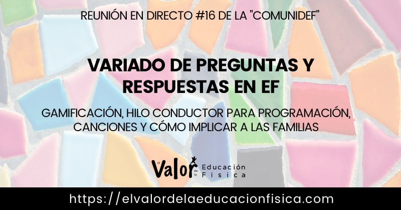 #16 Variado de temas y preguntas sobre educación física preguntas y respuestas de educación física en directo.