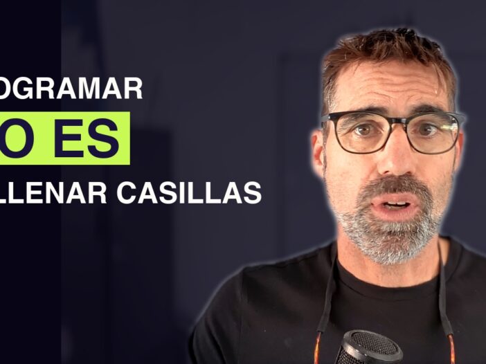 Diferencia entre programar y temporalizar en Educación Física: Kisco Vázquez con el rótulo «Programar no es rellenar casillas»